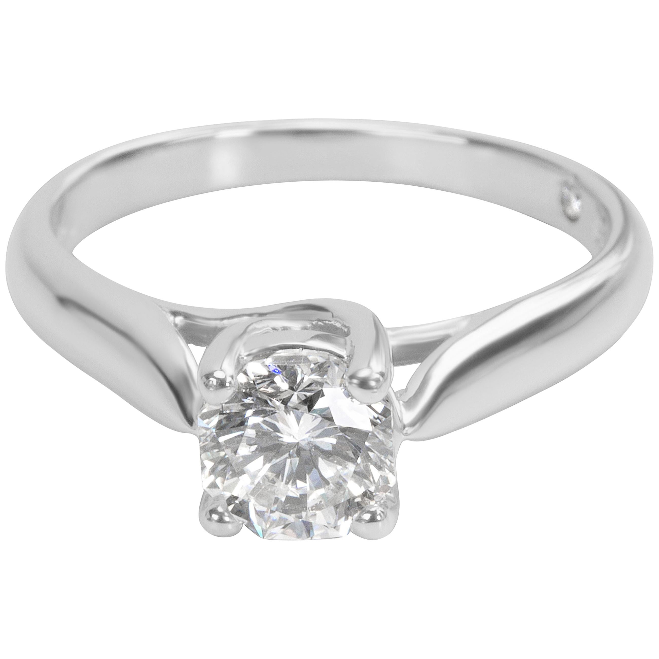 Zales Octillion Cut IGI Certified Diamond Engagement Platinum Ring E SI1 1.21ct