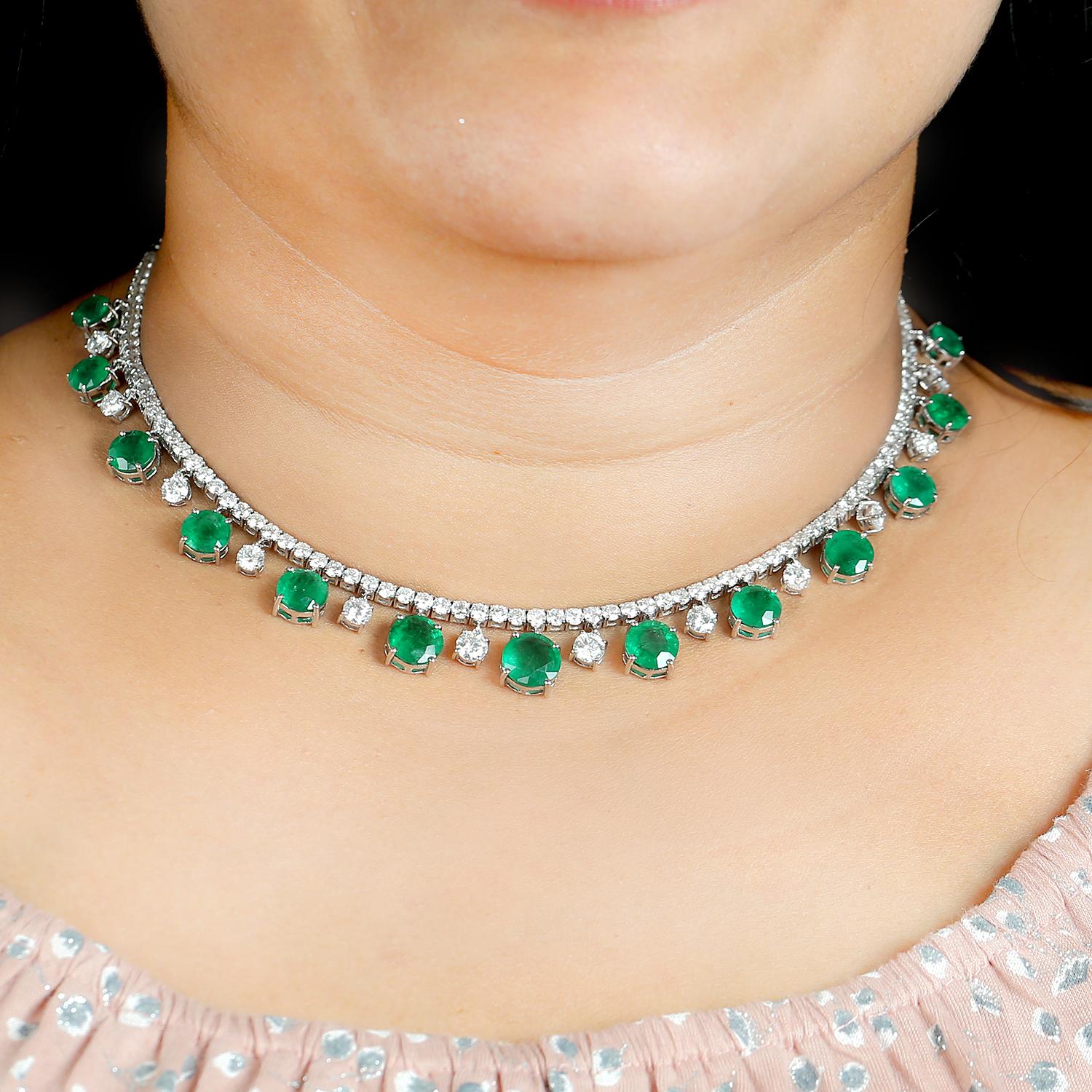 18KT:34.924g,D:12.23ct, Emer:20.68ct,