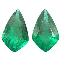 Zambian Emerald 3.66 Carats Fancy Cut Stone For Fine Jewelry Natural Gemstone