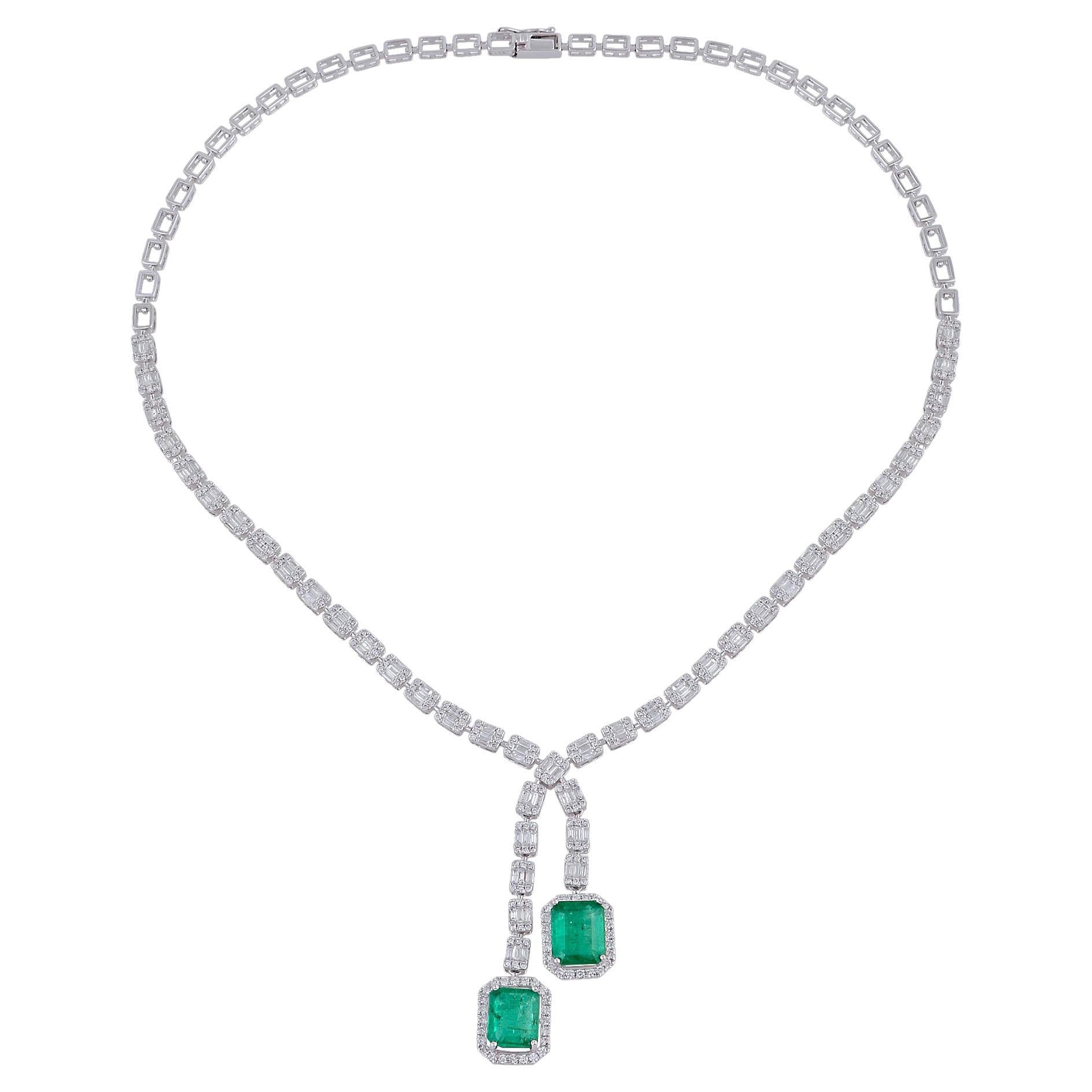 Tiffany and Co. Feather Lariat Wrap Necklace in 18 Karat White Gold at