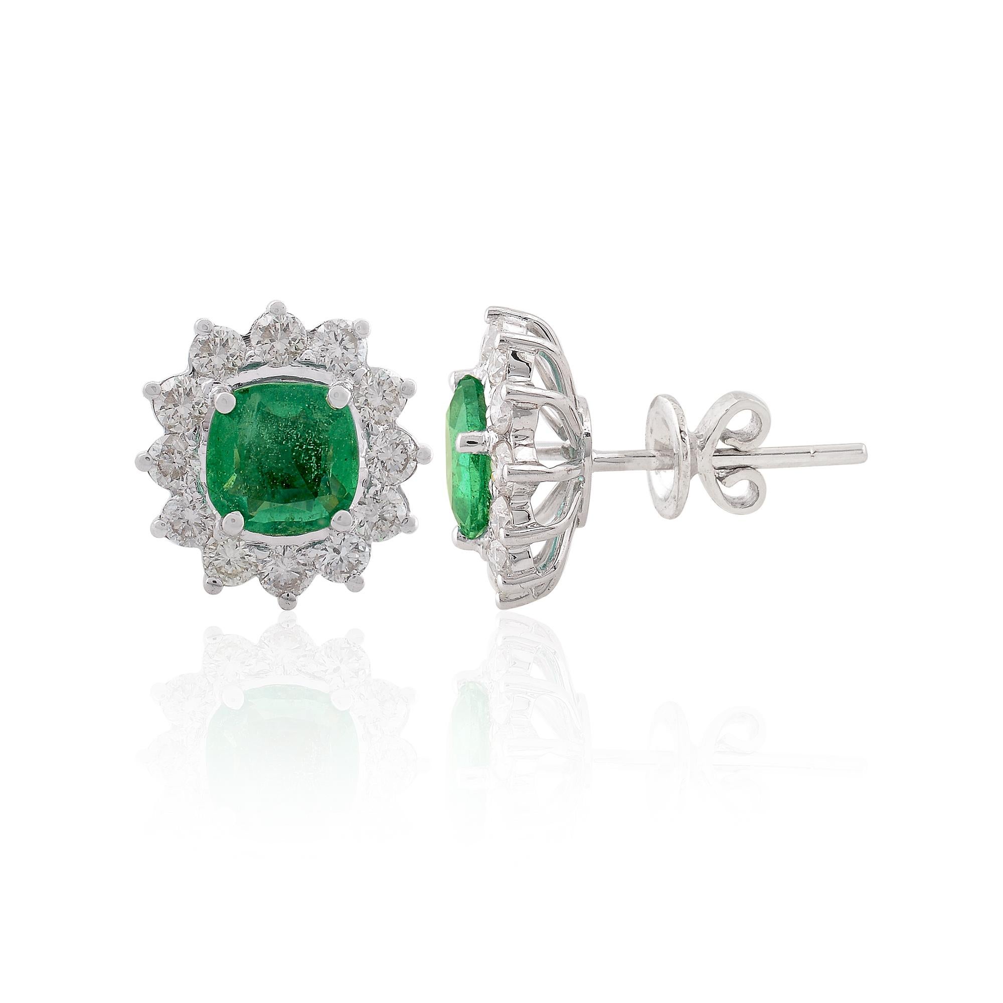 Item Code :- SEE-1066A
Gross Weight :- 3.40 gm
14k White Gold Weight :- 2.77 gm
Diamond Weight :- 1.25 carat  ( AVERAGE DIAMOND CLARITY SI1-SI2 & COLOR H-I )
Emerald Weight :- 1.91 carat
✦ Sizing
.....................
We can adjust most items to fit