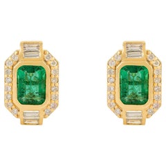 Pendientes de esmeralda