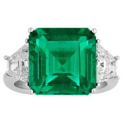 Zambian Emerald Ring, 7.39 Carats