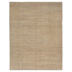 abc carpet Zameen Beige Solid Modern Wool Rug - 7'8" x 9'10"