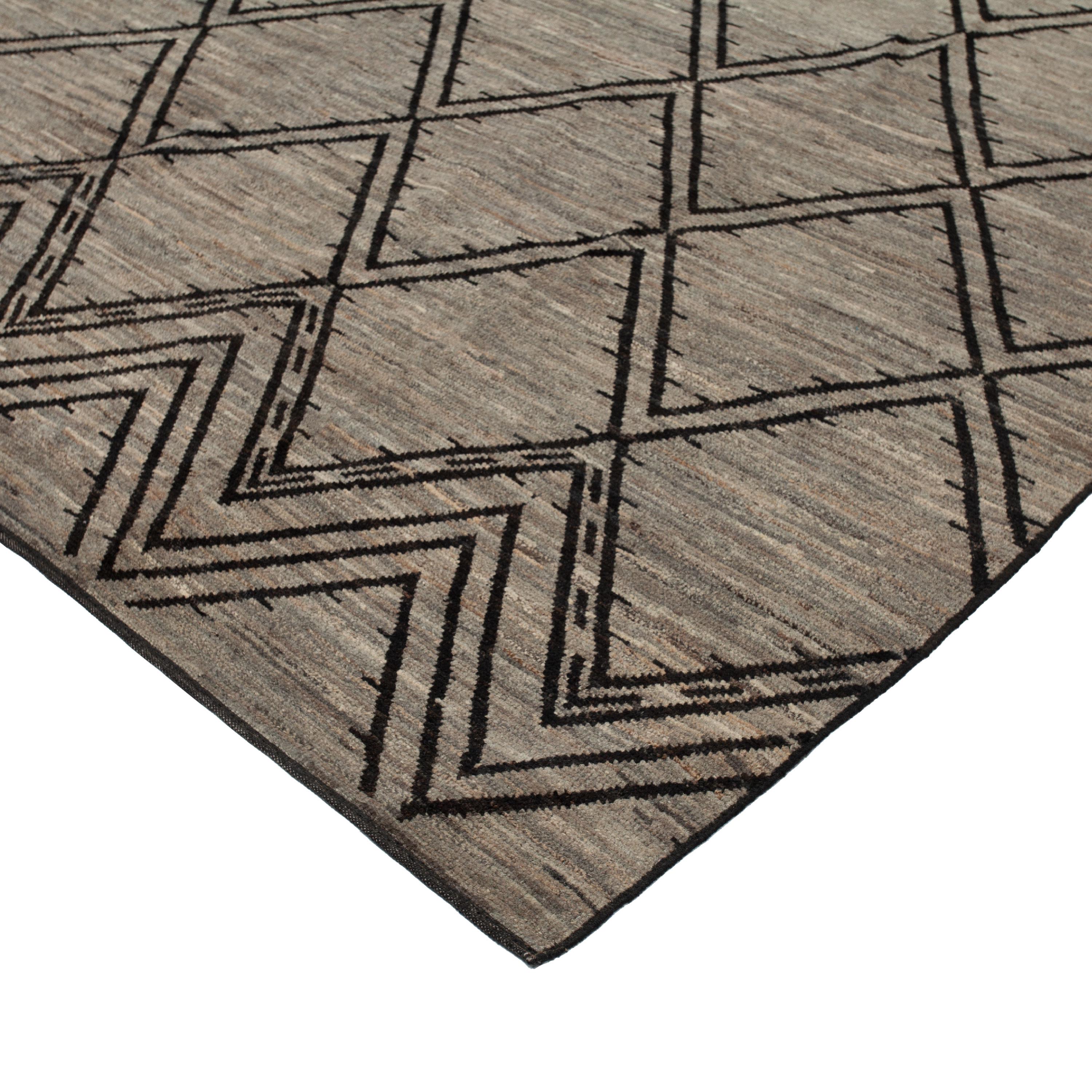 Abc Teppich Zameen Mehrfarbiger geometrischer moderner Wollteppich - 10' x 13'10
