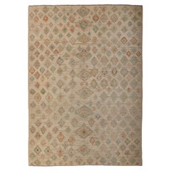abc carpet Zameen Multicolored Geometric Modern Wool Rug - 6'9" x 9'7"