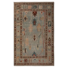 abc carpet Zameen Multicolored Traditional Wool Rug - 5'4" x 7'10"