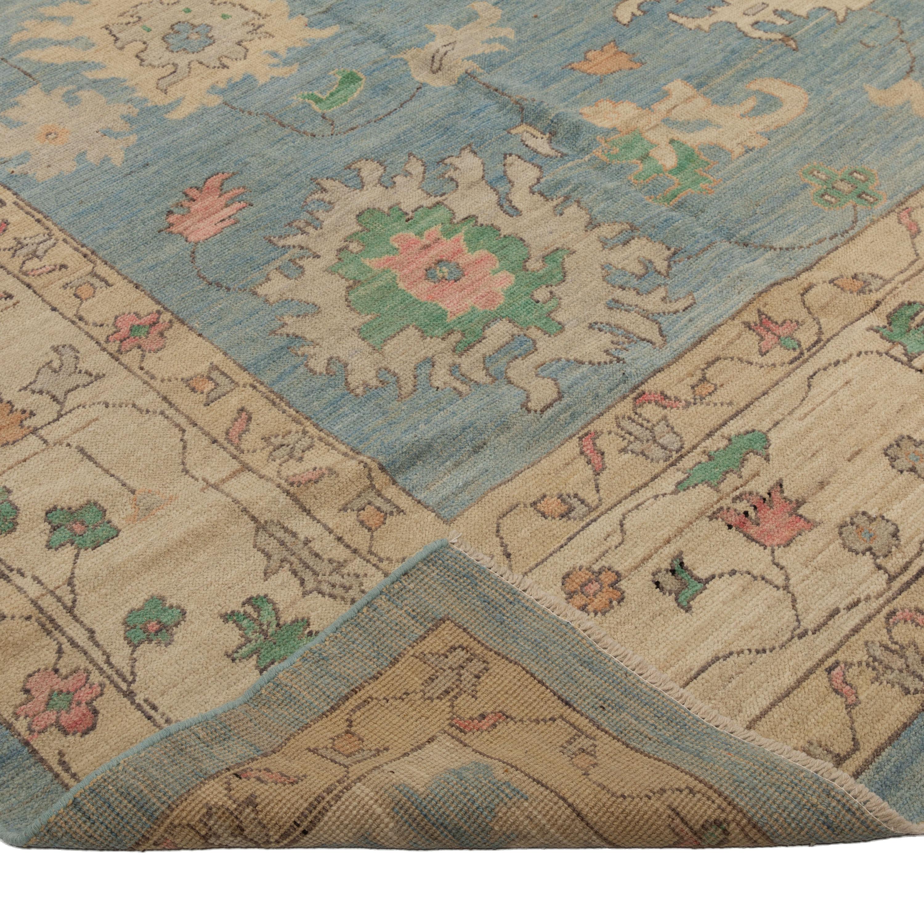 Afghan abc carpet Zameen Patterned Modern Wool Rug - 11'8