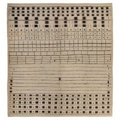 Tapis moderne en laine à motifs Zameen - 13'7" x 14'4"