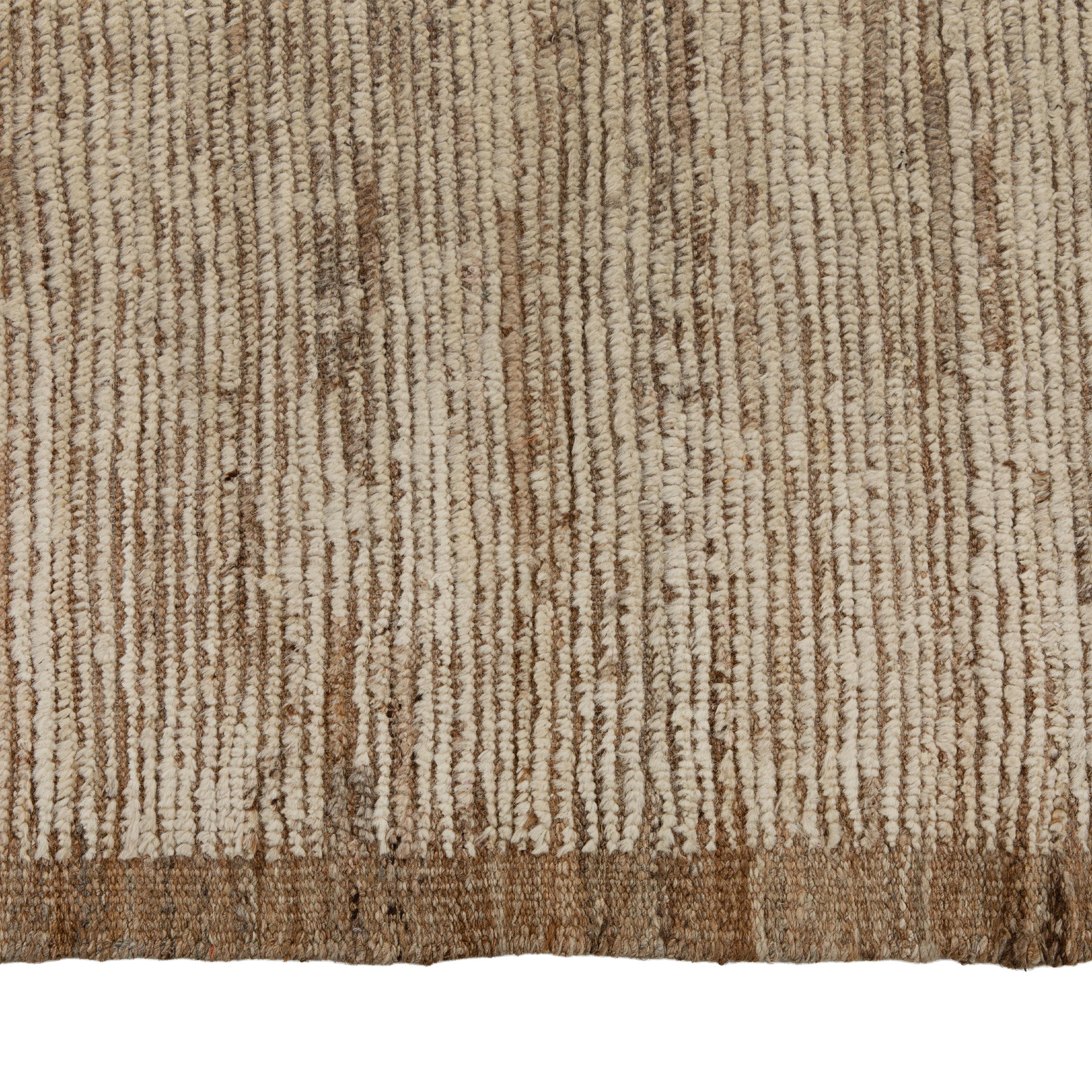 Mid-Century Modern abc carpet Zameen Patterned Modern Wool Rug - 14' x 15'11