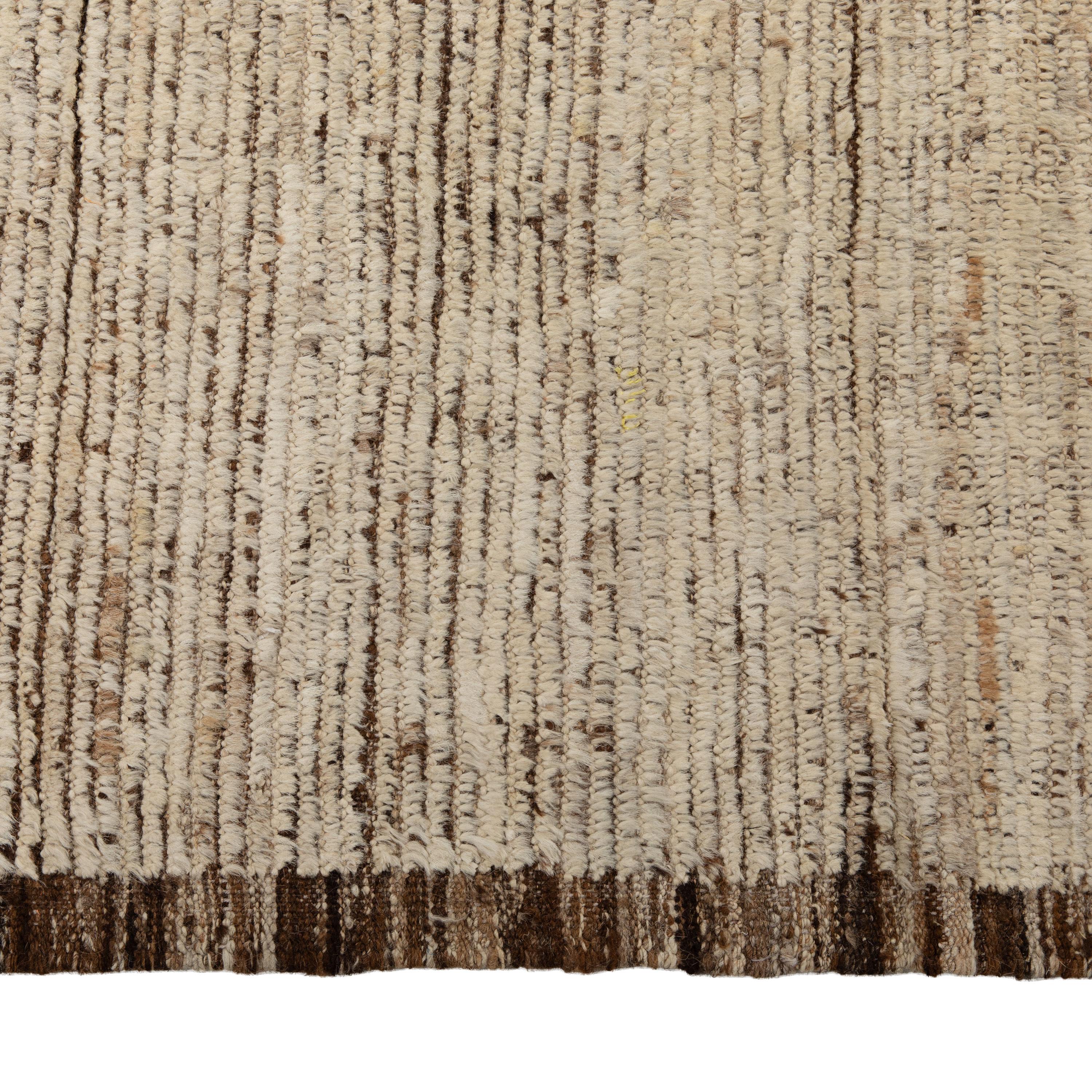 Afghan abc carpet Zameen Patterned Modern Wool Rug - 14'11