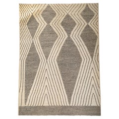 Zameen Patterned Modern Wool Rug - 14'6" x 19'5"