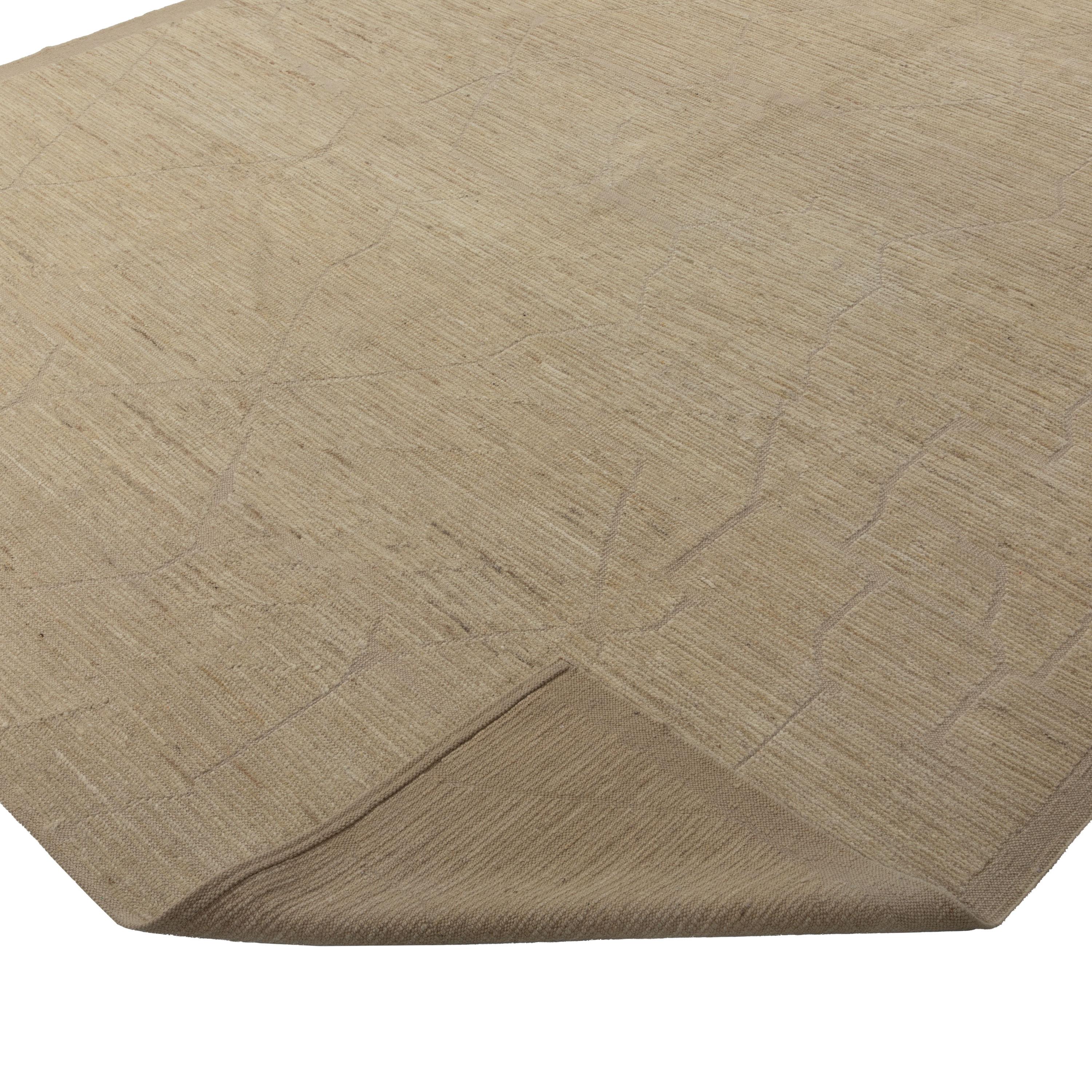 abc Teppich Zameen gemusterter moderner Wollteppich - 8'7