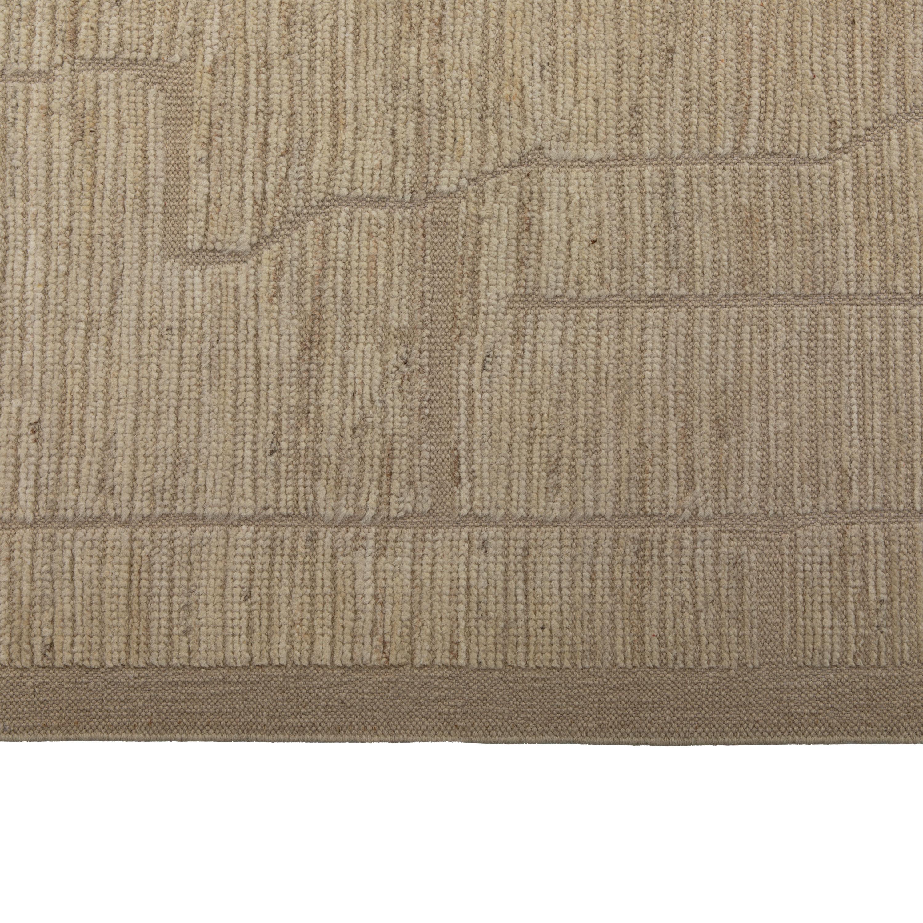 abc Teppich Zameen gemusterter moderner Wollteppich - 8'7
