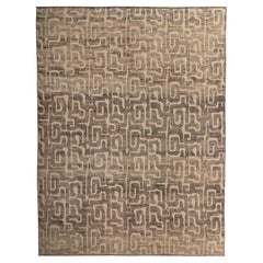 Zameen Patterned Modern Wool Rug - 9' x 11'9"