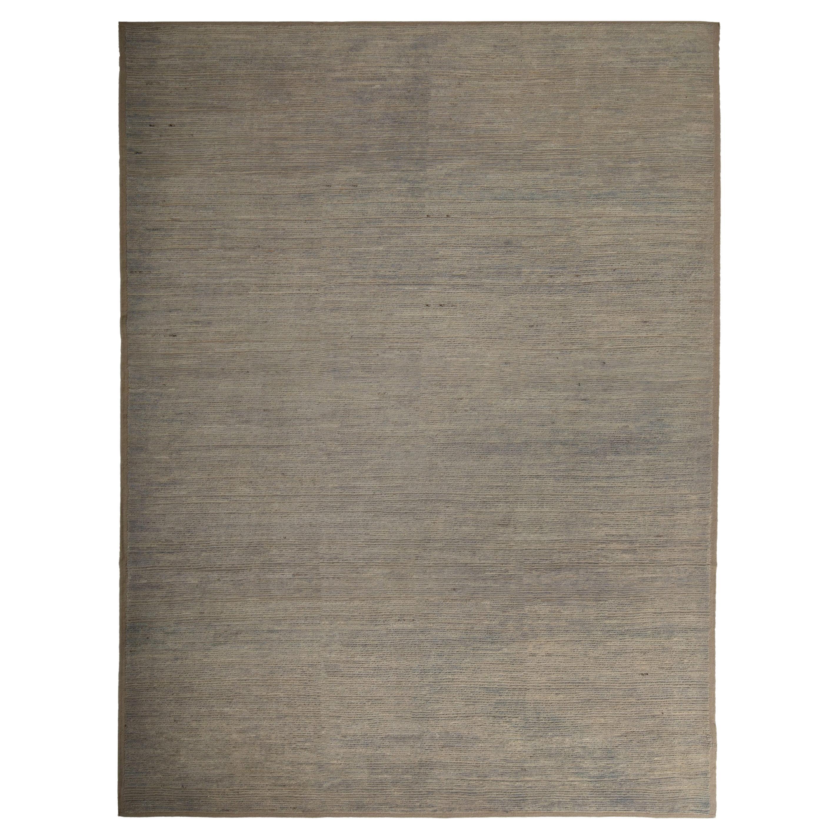 abc carpet Zameen Patterned Modern Wool Rug - 9'3" x 12' For Sale