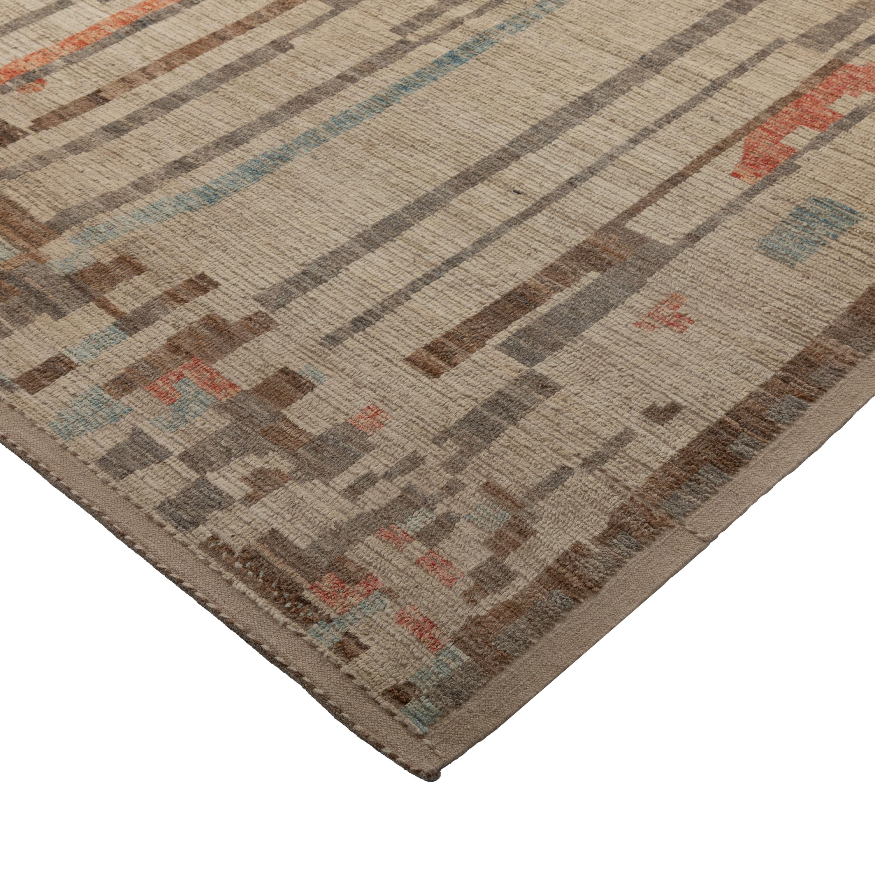 Mid-Century Modern abc carpet Zameen Patterned Modern Wool Rug - 9'9