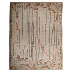 Tapis moderne en laine à motifs Zameen - 9'9" x 12'