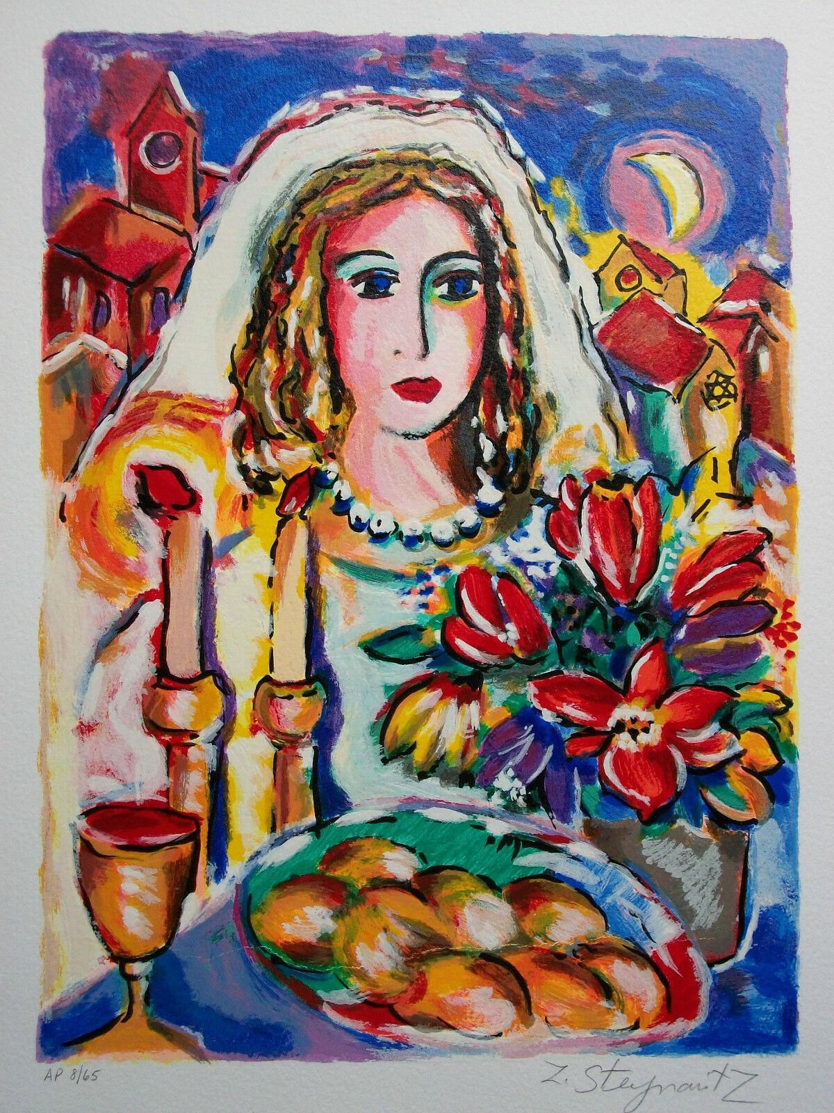 Zamy Steynovitz, „Braut an ihrer Hochzeitsnacht“, Serigrafie, Künstler''s Proof 8/65 (Unbekannt) im Angebot