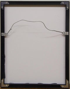 "Sin título" enmarcado, pintura original sobre papiro de Zamy Steynovitz