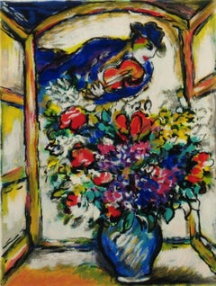 Flowers Before Window