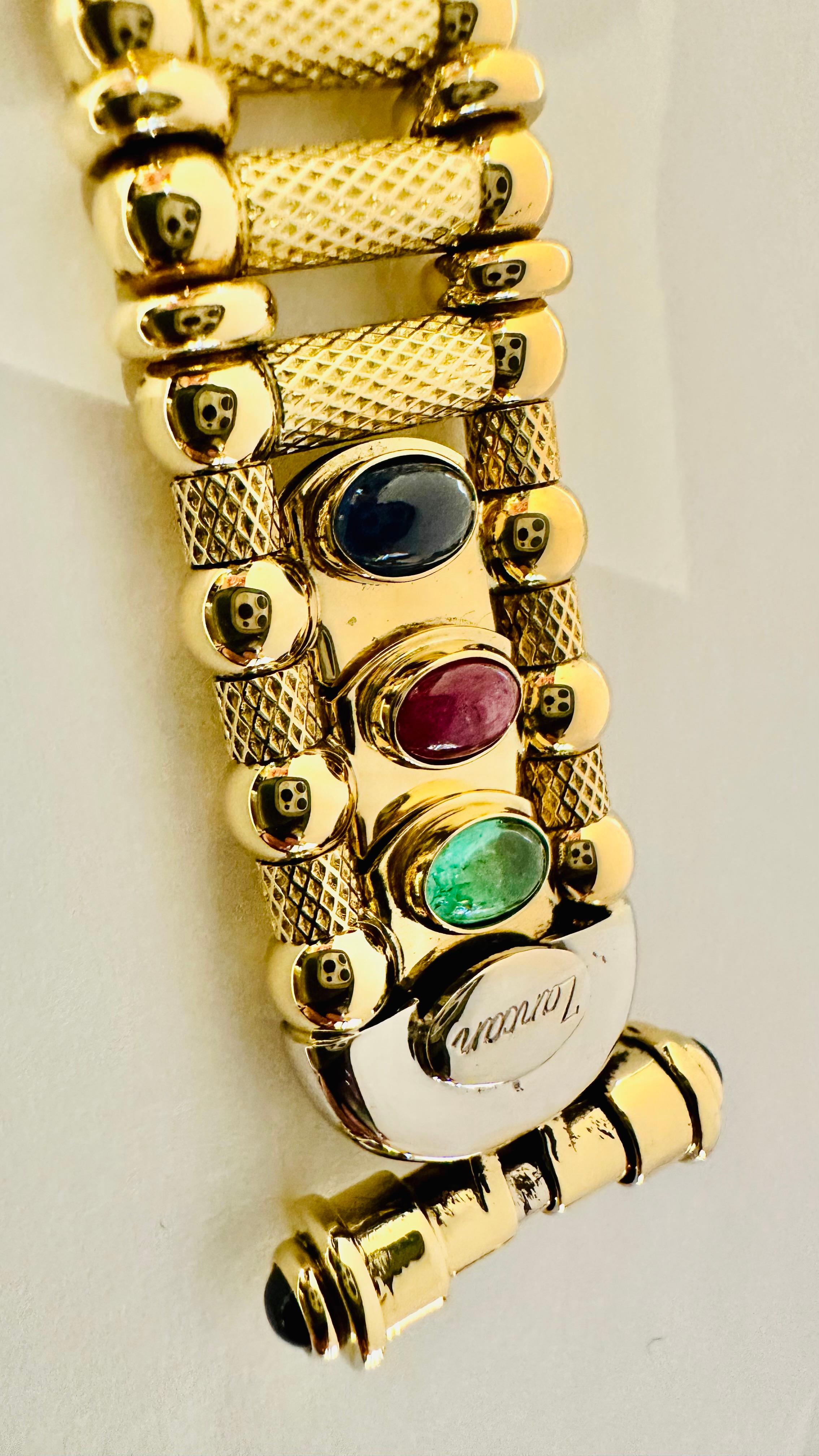 Zancan: Il Lusso dei Colori Preziosi Oro 18kt grammi 57.12 For Sale 2