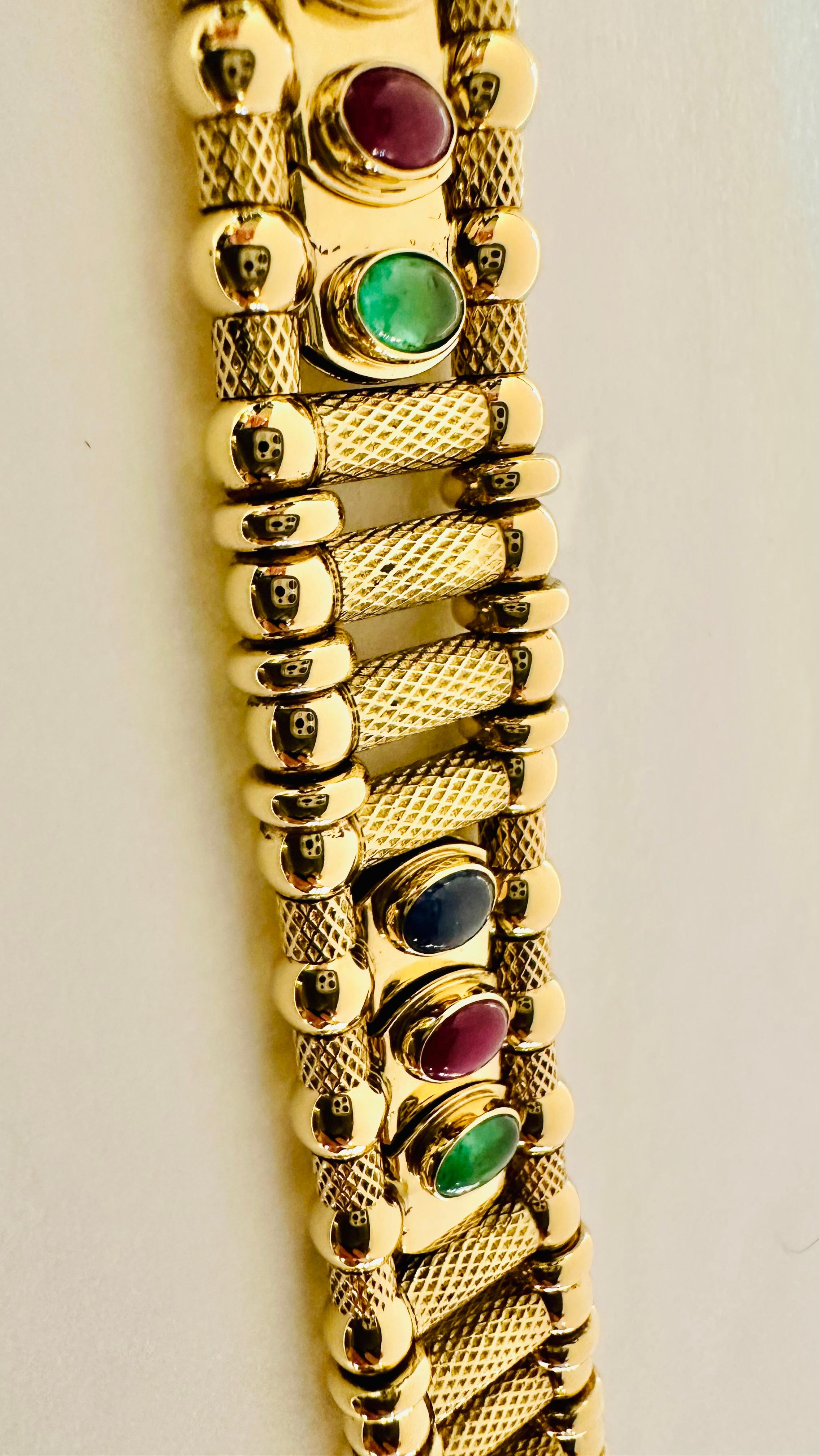 Zancan: Il Lusso dei Colori Preziosi Oro 18kt grammi 57.12 For Sale 3