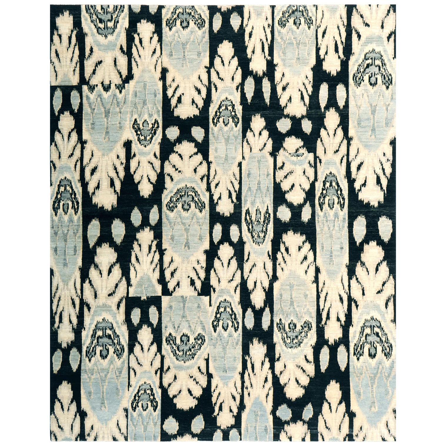 Zanda Rug Ikat Design