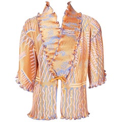 Zandra Rhodes Jacket with Plissé Detail