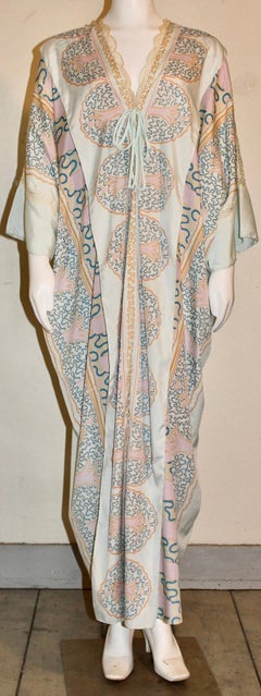 Zandra Rhodes Printed Silk Caftan