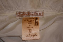 Zandra Rhodes Silk Overhsirt with Pleated Collar