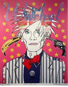 Andy Warhol, Ltd Ed Contemporary Pop Art Screenprint on Canvas 2020