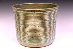 Zanesville Pottery Planter Bowl Homespun Stone Age Modern Arts & Crafts