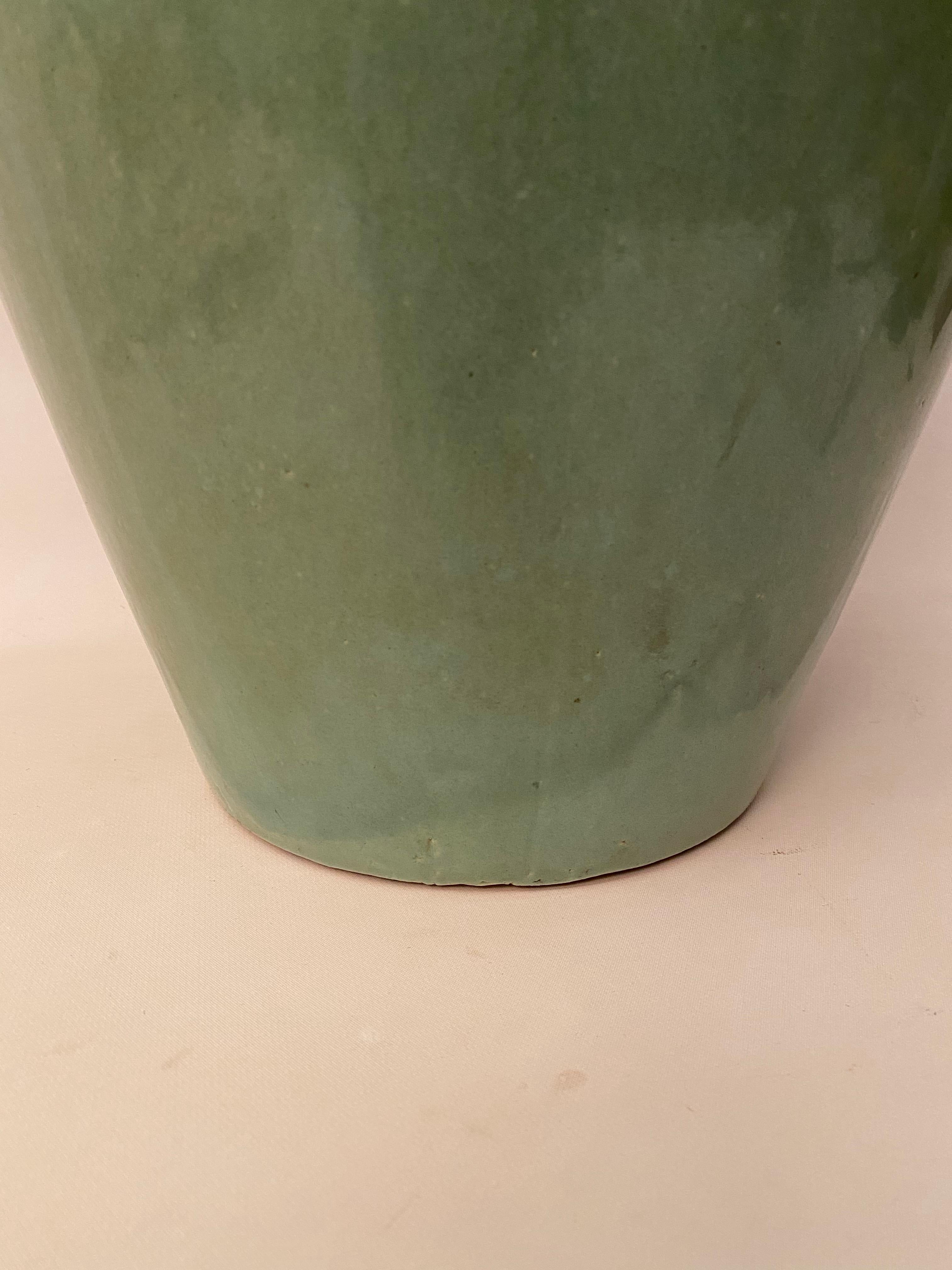 Zanesville Stoneware Drip Glaze Oil Jar In Good Condition In Garnerville, NY