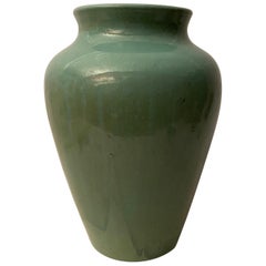 Used Zanesville Stoneware Drip Glaze Oil Jar