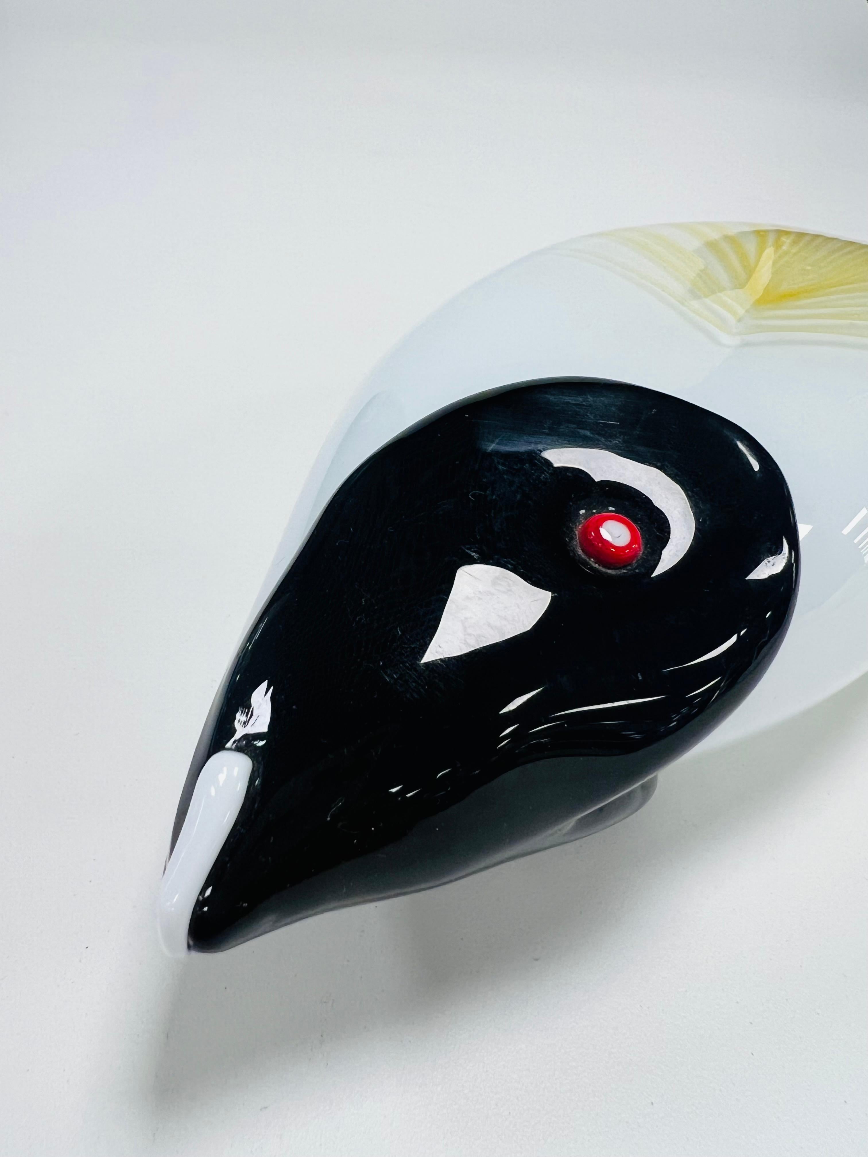 Style international ZANETTI poisson de Murano avec pièces appliquées « pièce unique » en vente