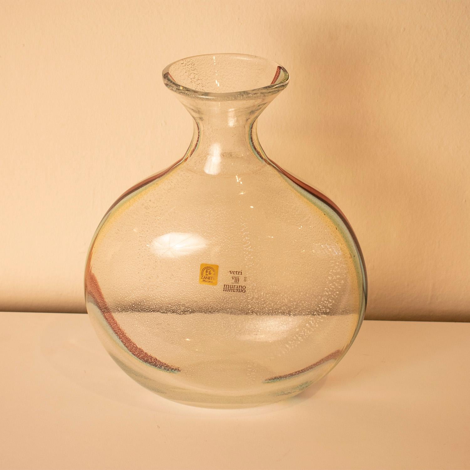 Zanetti vase, Murano glass, 1970s. 3