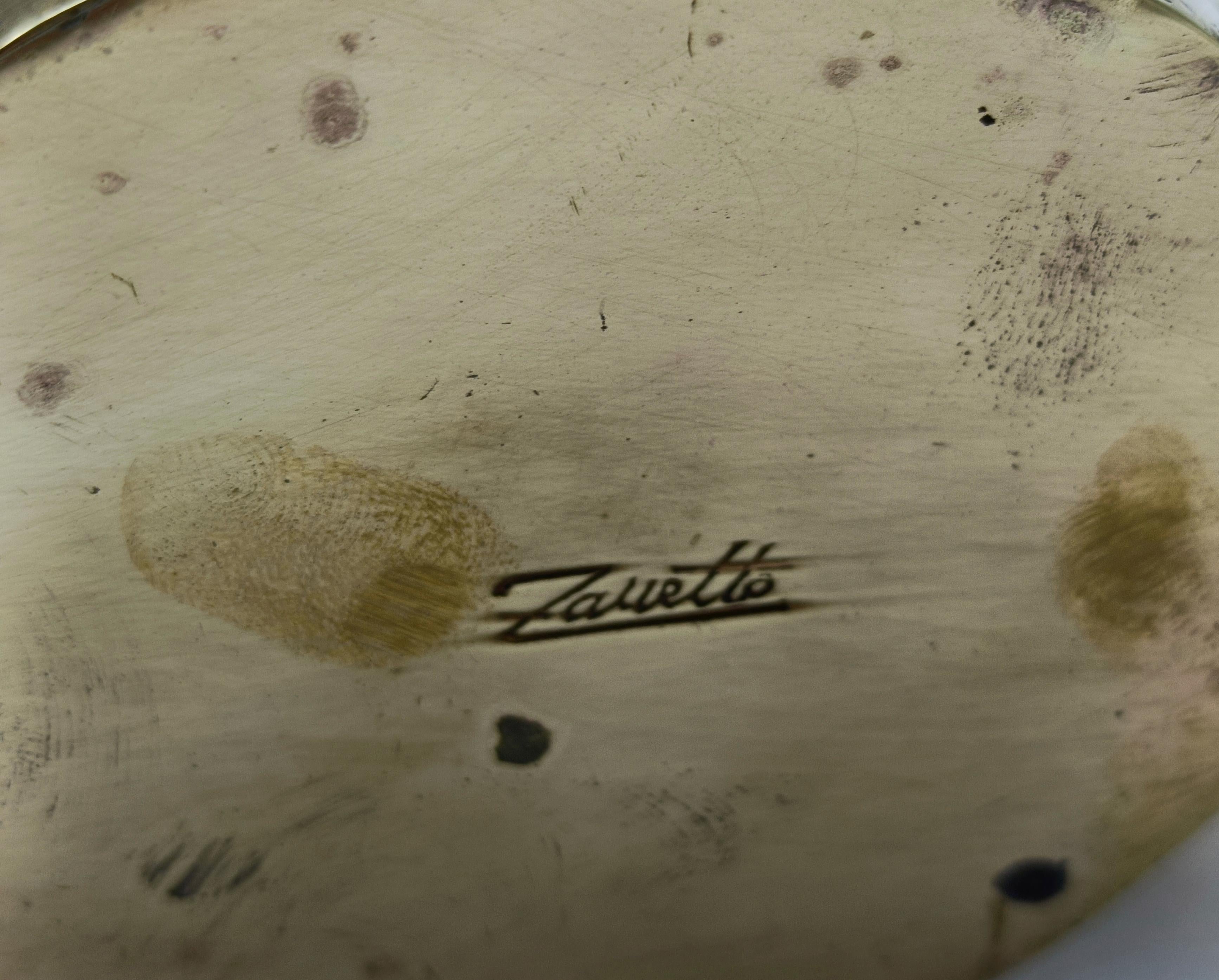 Laiton Vase Zanetto en laiton Martellato, Italie, années 1970 en vente