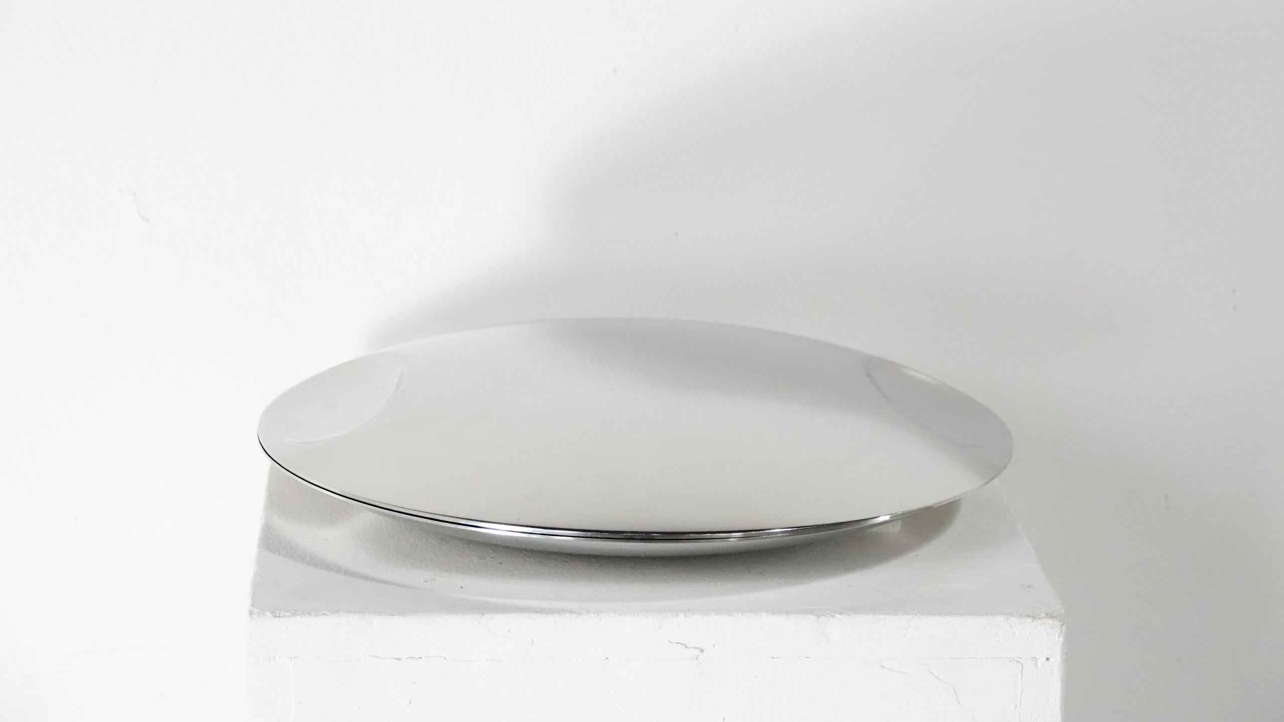Zani & Zani Bowl Stainless Steel design Lino Sabatini, 1978 3