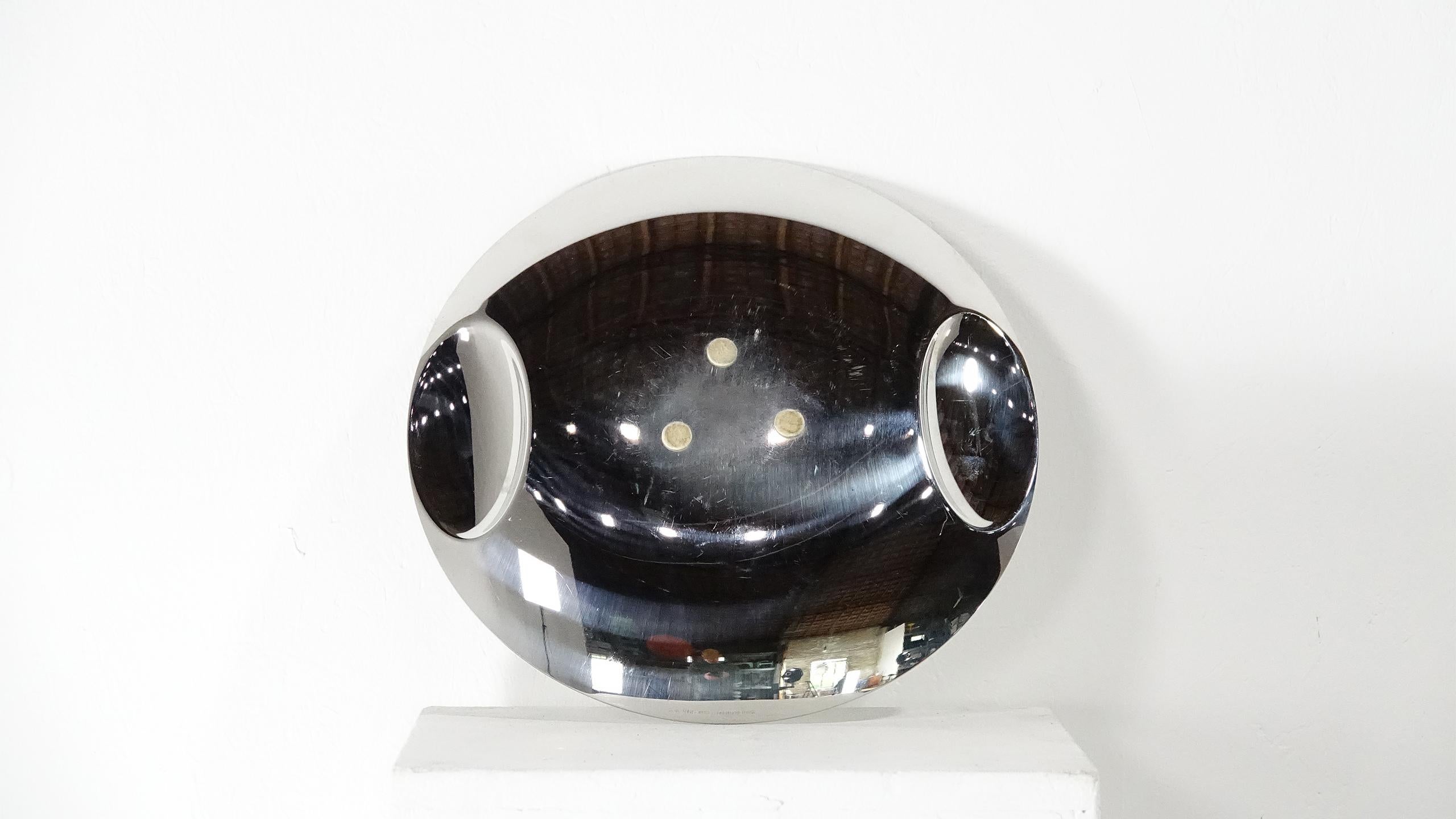 Zani & Zani Bowl Stainless Steel design Lino Sabatini, 1978 4