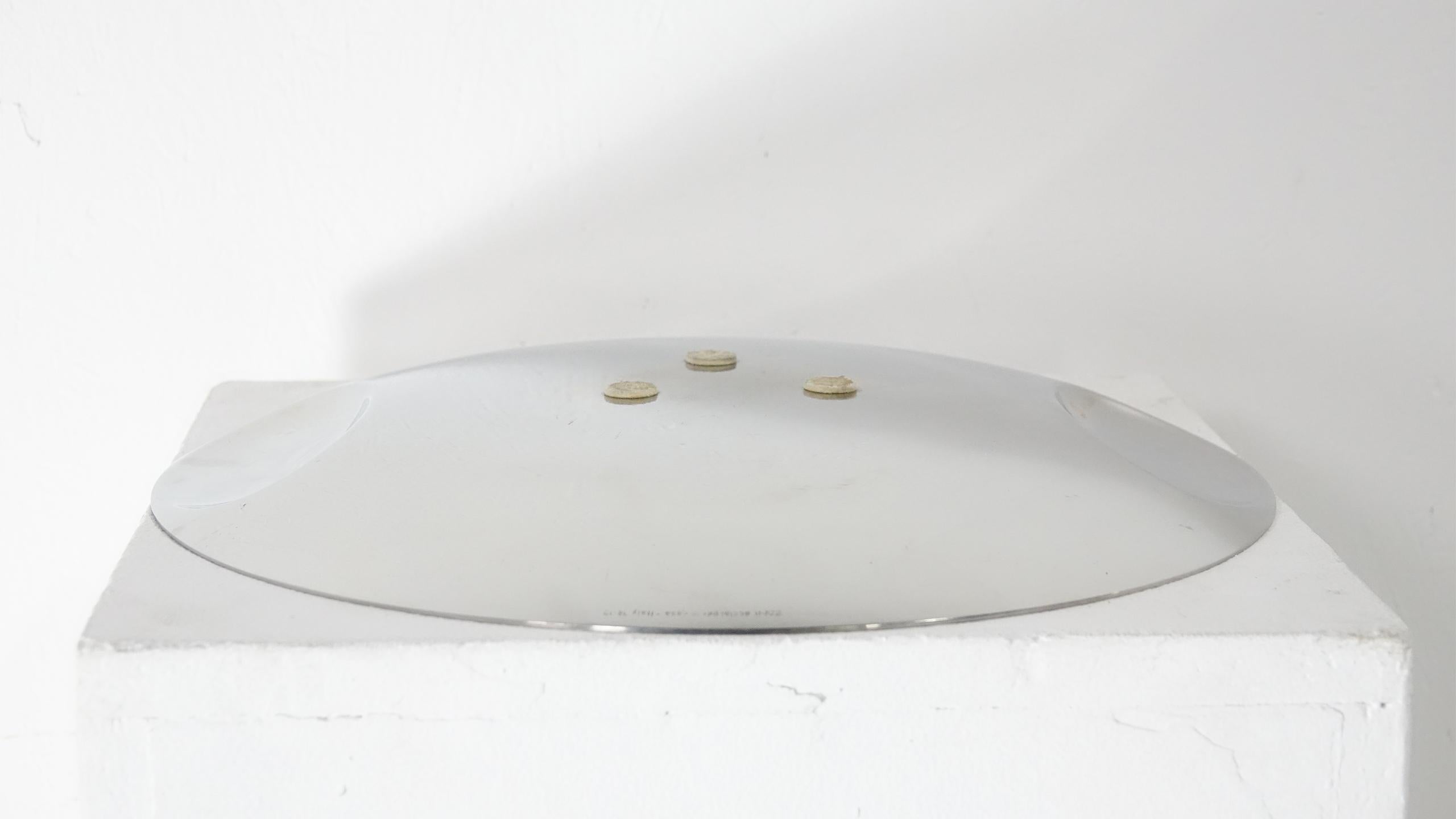 Zani & Zani Bowl Stainless Steel design Lino Sabatini, 1978 6