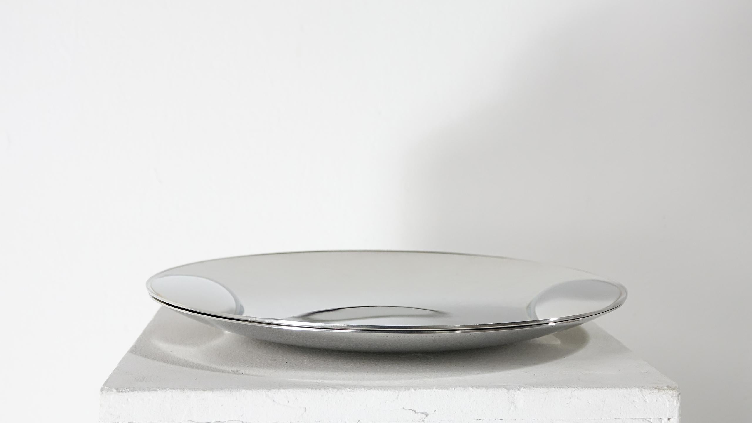 Italian Zani & Zani Bowl Stainless Steel design Lino Sabatini, 1978