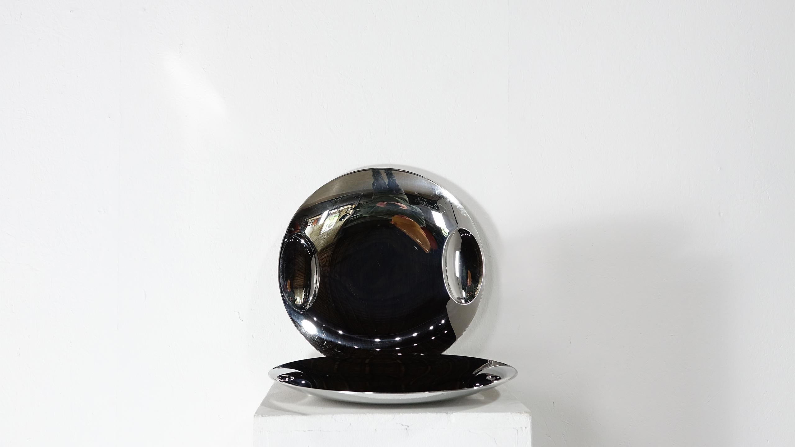 Zani & Zani Bowl Stainless Steel design Lino Sabatini, 1978 2