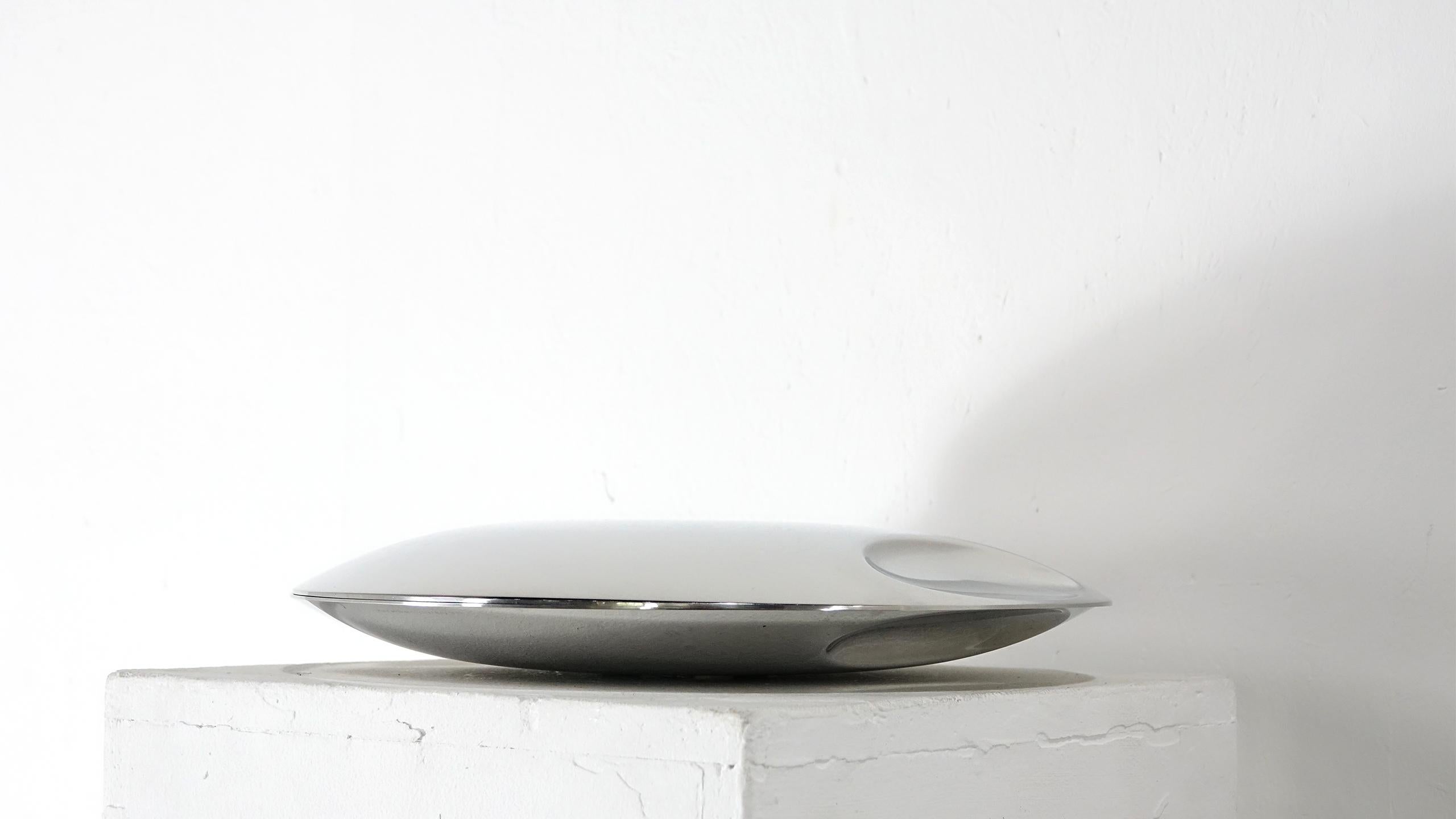 Zani & Zani Bowl Stainless Steel design Lino Sabatini, 1978 1