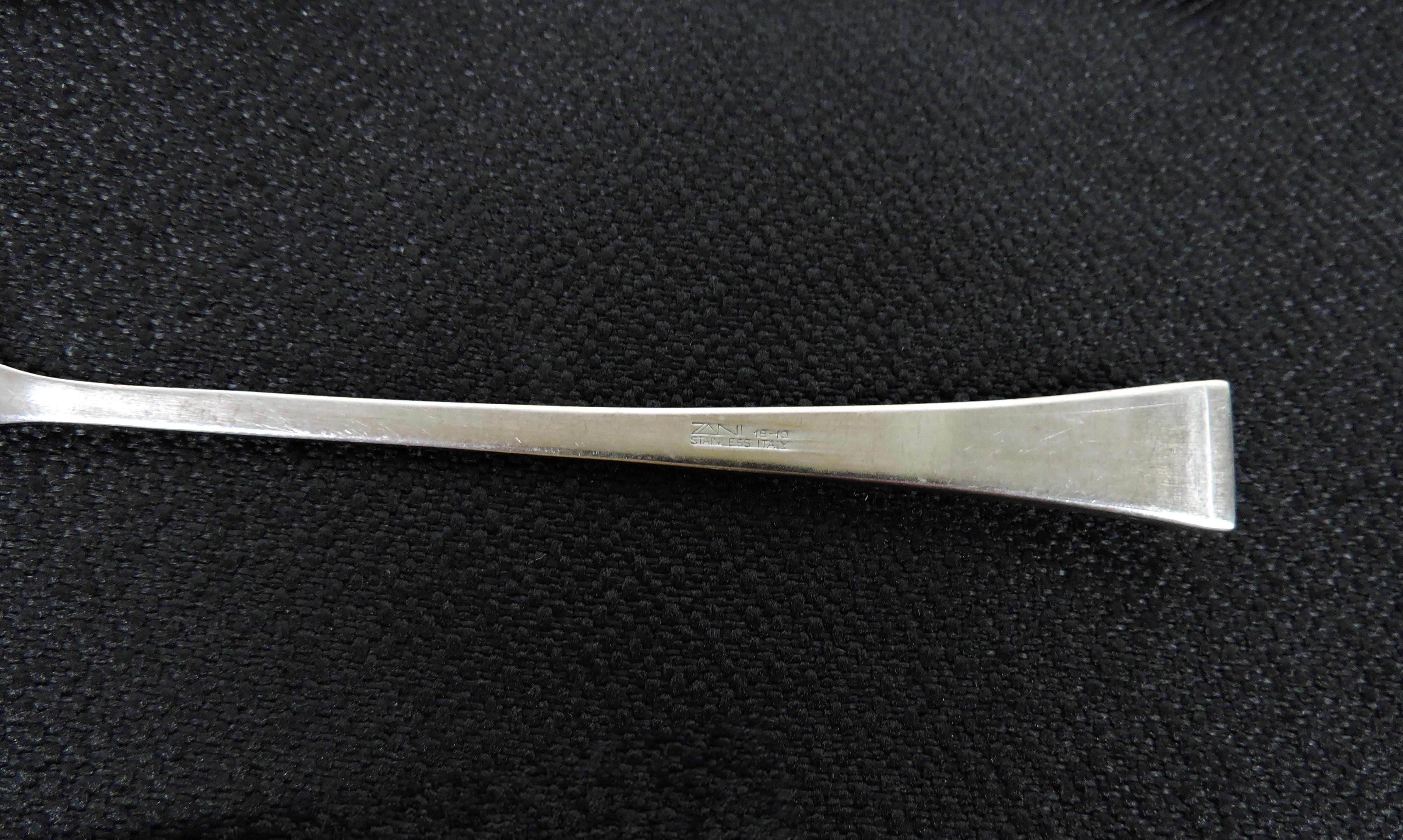 Zani & Zani Italian Modern Service for 8 Sabrina Flatware Italy 41 Pieces 2