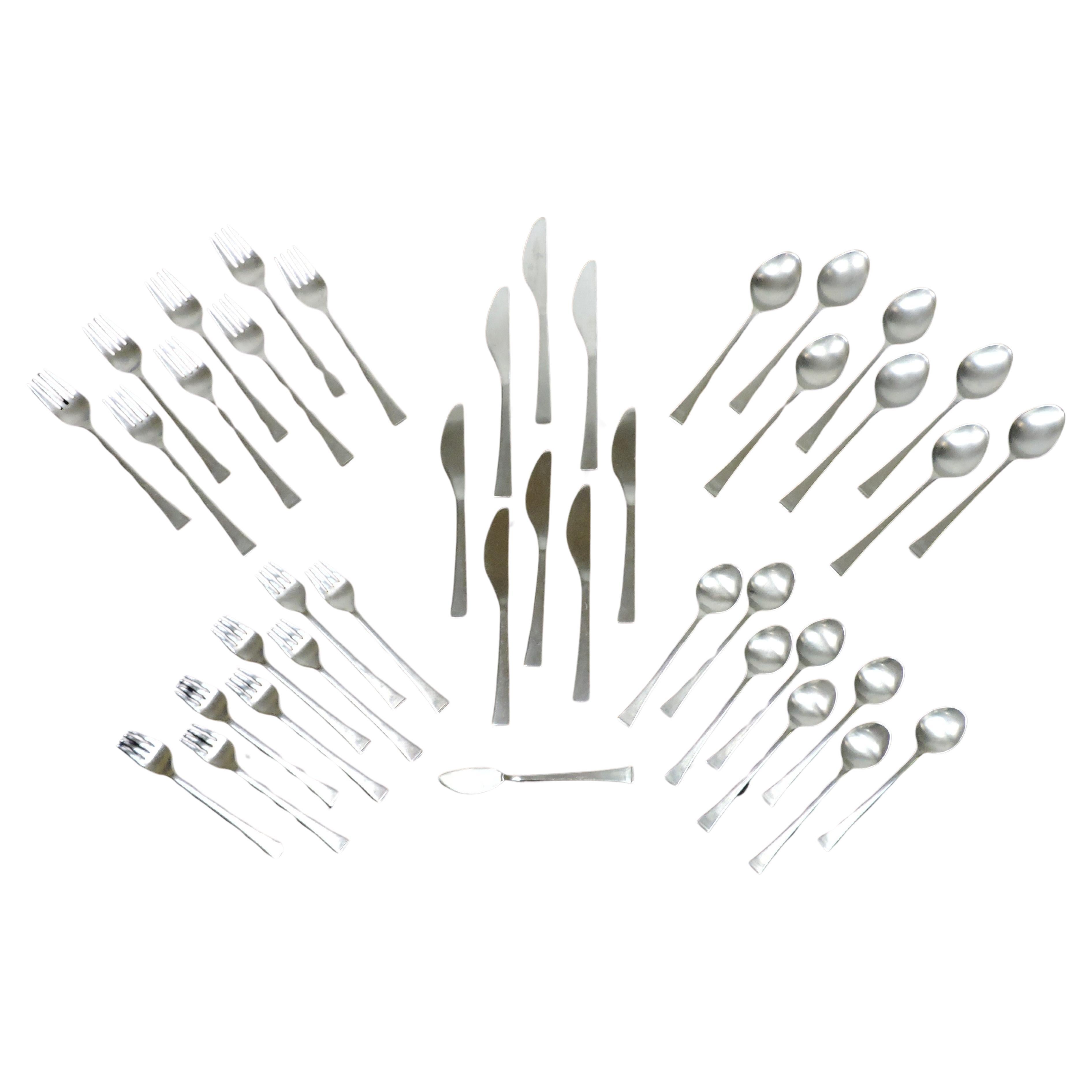 Zani & Zani Italian Modern Service for 8 Sabrina Flatware Italy 41 Pieces