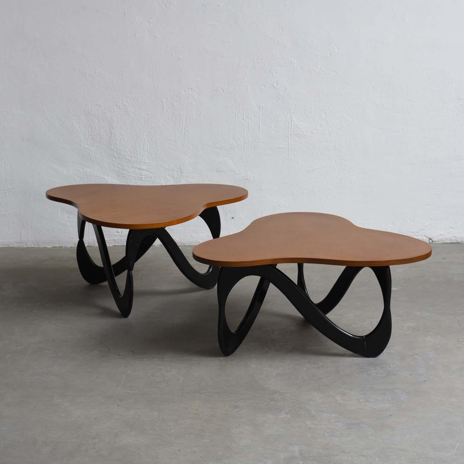 Plywood Zanine Caldas Midcentury Brazilian Center Table, 1950s