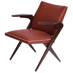 Zanine Caldas Midcentury Brazilian Chair, 1950s