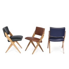 Zanine Caldas Midcentury Brazilian "Zanine 1-12" chair in Ivory Wood, 1949