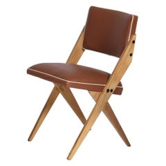 Zanine Caldas Sedia brasiliana di metà secolo "Zanine 1-12" in Wood Wood, 1949